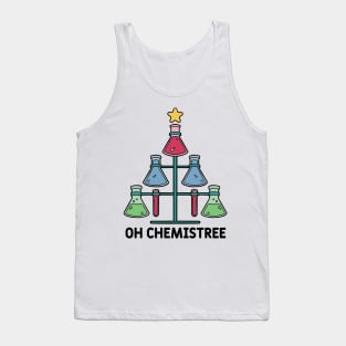 OH Chemistree Funny Chemistry Christmas Tree Tank Top